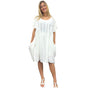 MIDI SUMMER DRESS UNIQUE HAND PINCH FRONT PLEATS 2 REAL POCKETS FLUTTEY SLEEVES