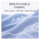 Breathable Cotton Silk Blend Premium Embroidered Summer Dress  | One size UK 12–22