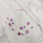 Violet Wave Double-Layer Necklace