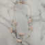 Faceted Oval Bead Double-Layer Necklace
