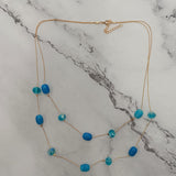 Crystals Double-Layer Necklace