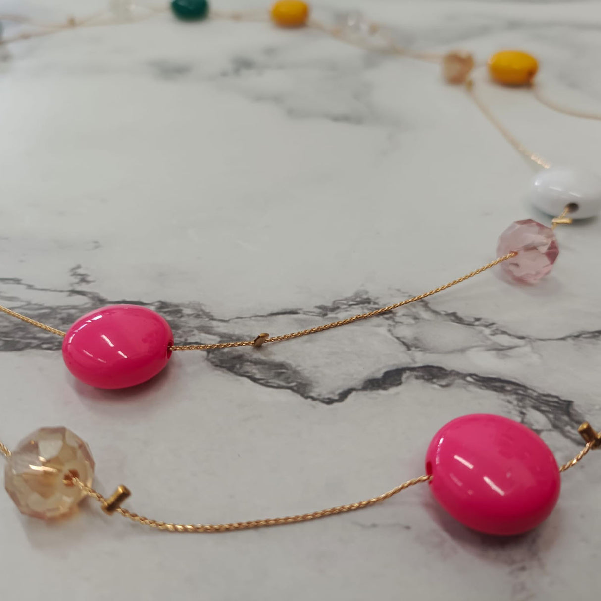 Midnight Gloss Orb Necklace