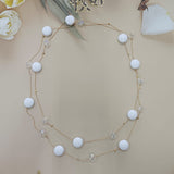Midnight Gloss Orb Necklace