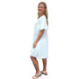 PLEATED MIDI DRESS SUPER FLOWING WITH FLUTTER SLEEVES PERFECT LENGTH FOR SUMMER