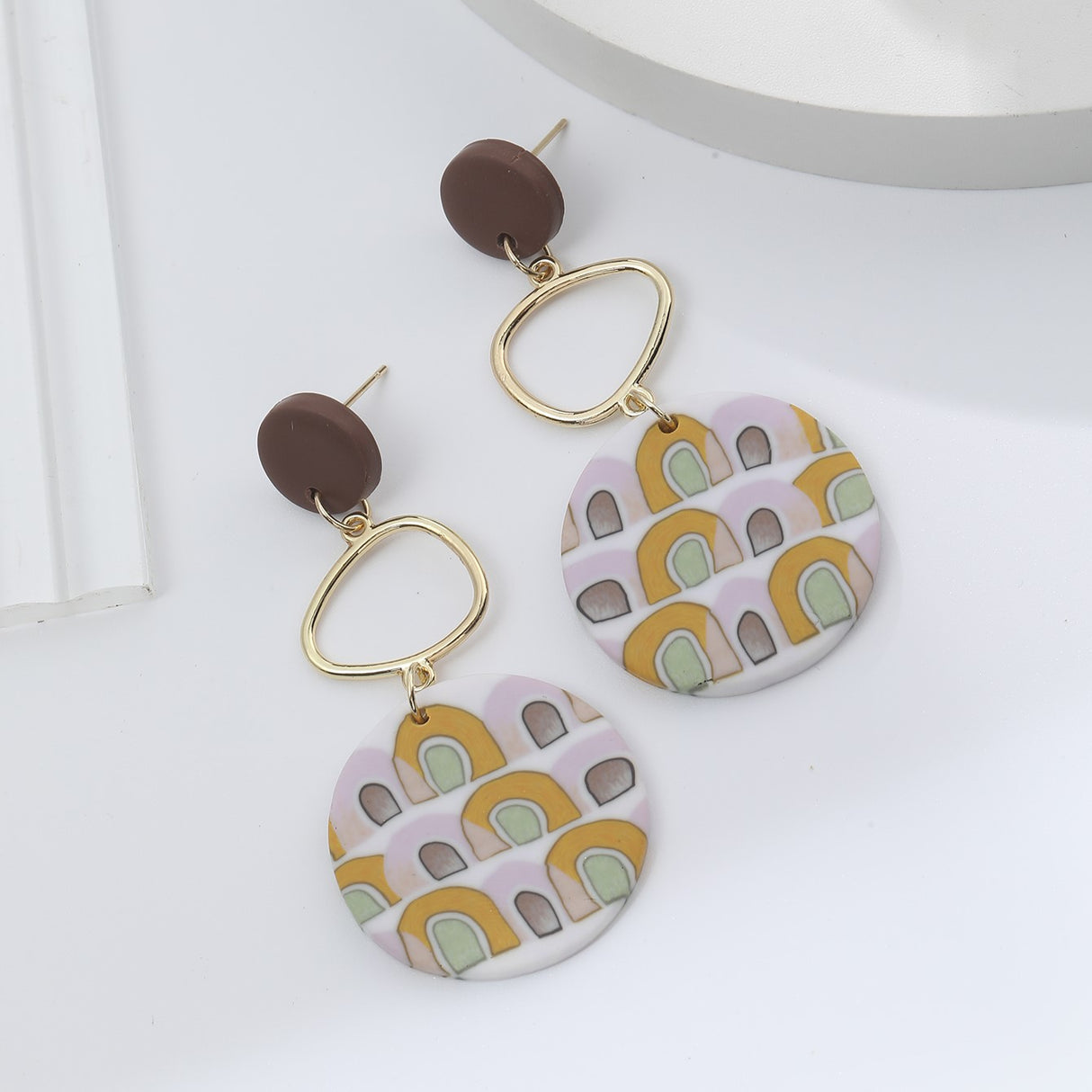 Dangly Circle Earrings