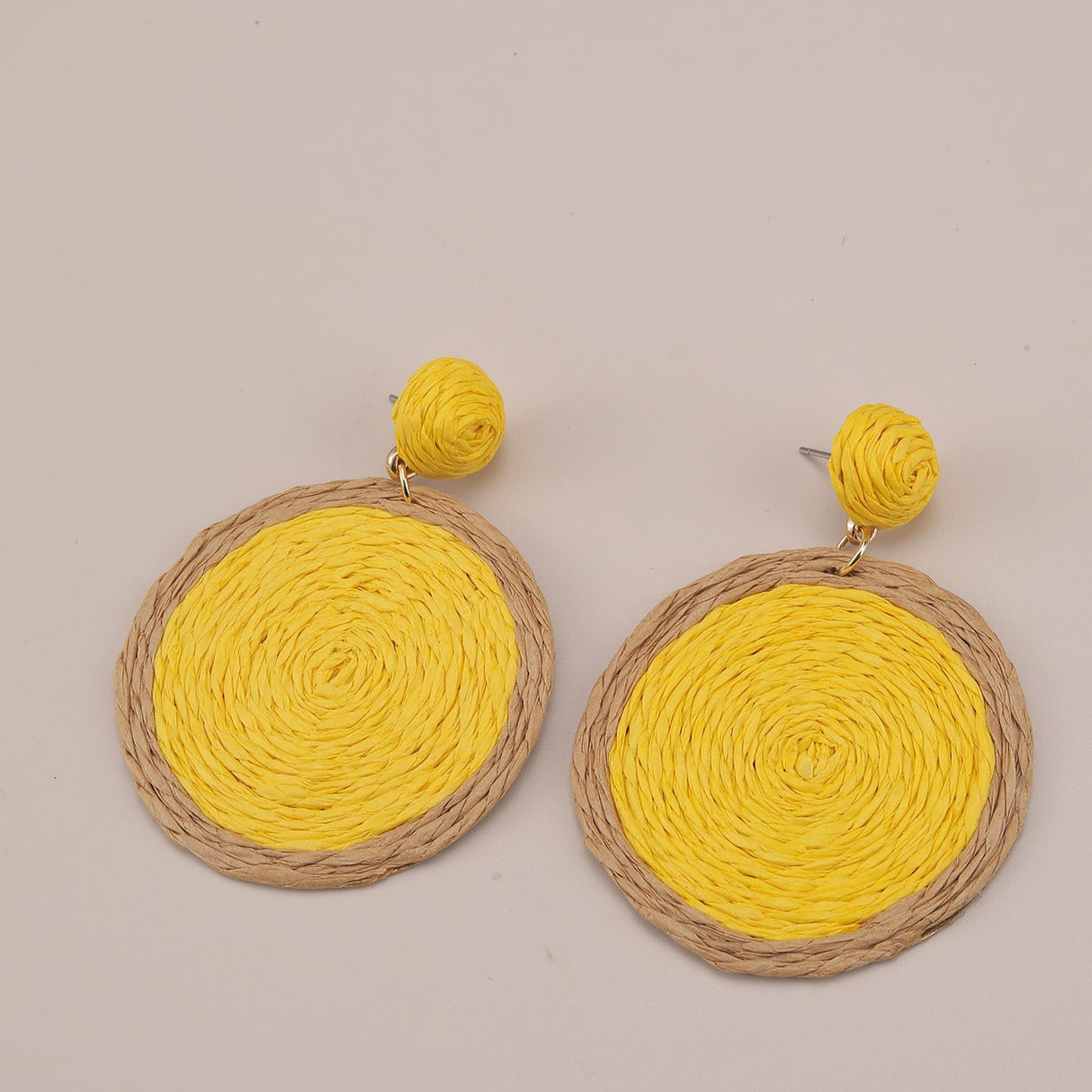 Knitted Circles Earrings