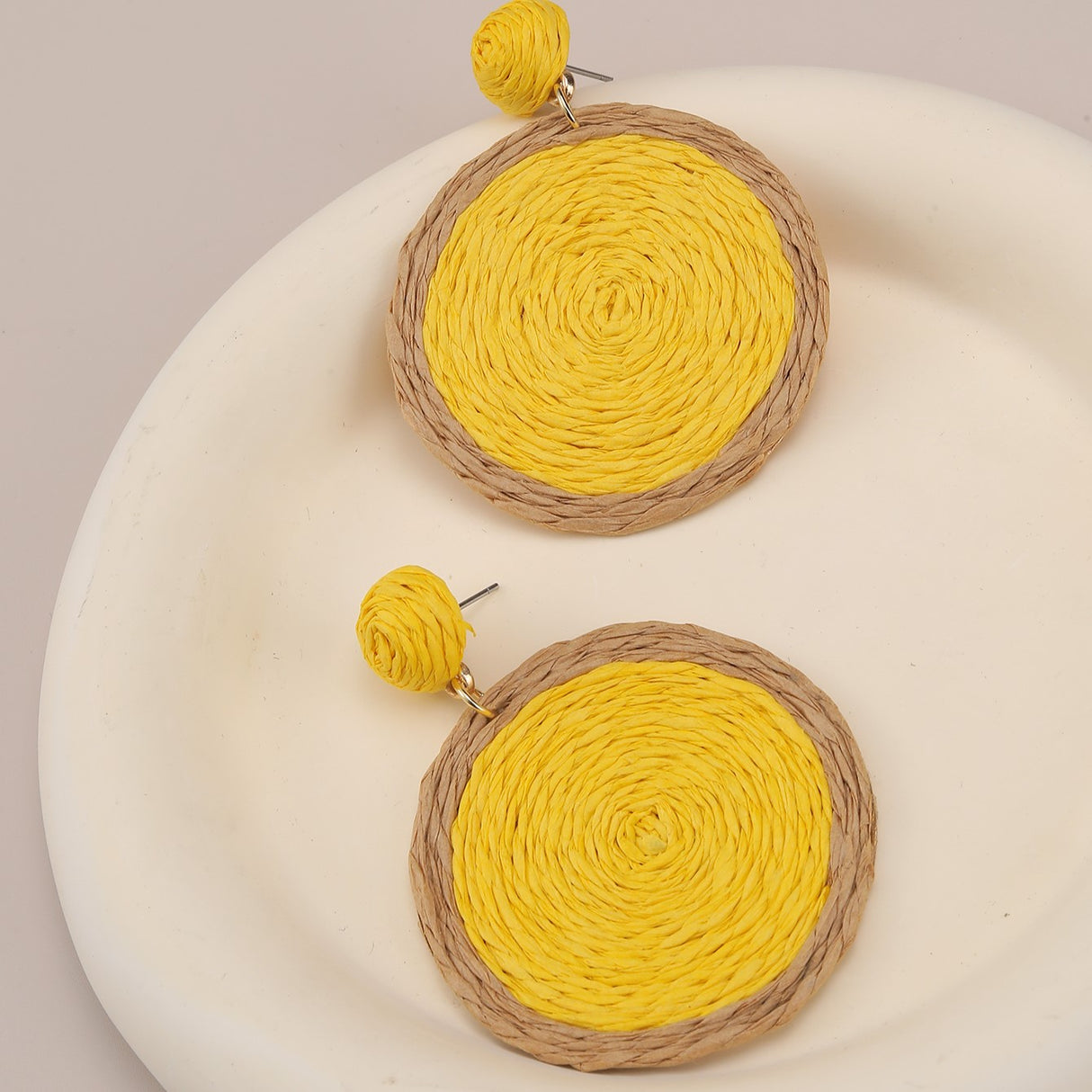 Knitted Circles Earrings