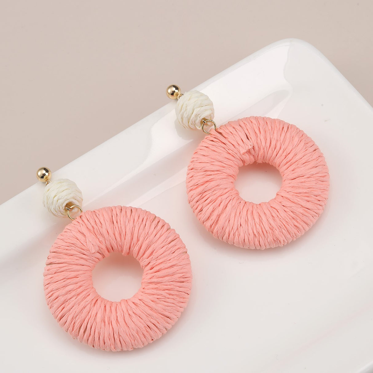 Doughnut Shape Earrings