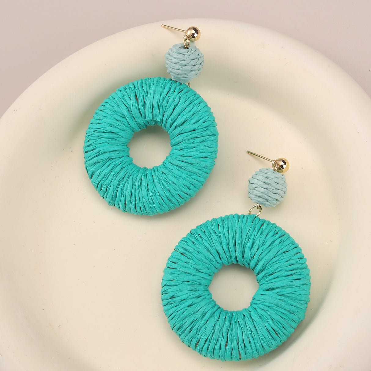 Doughnut Shape Earrings