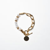 Circles With Pearl Bracelet