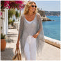 Summer Metallic Crochet Cover-Up – One size fits all UK 8–24