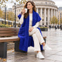LADIES LONG WAISTCOAT TEDDY FLEECE GILET
