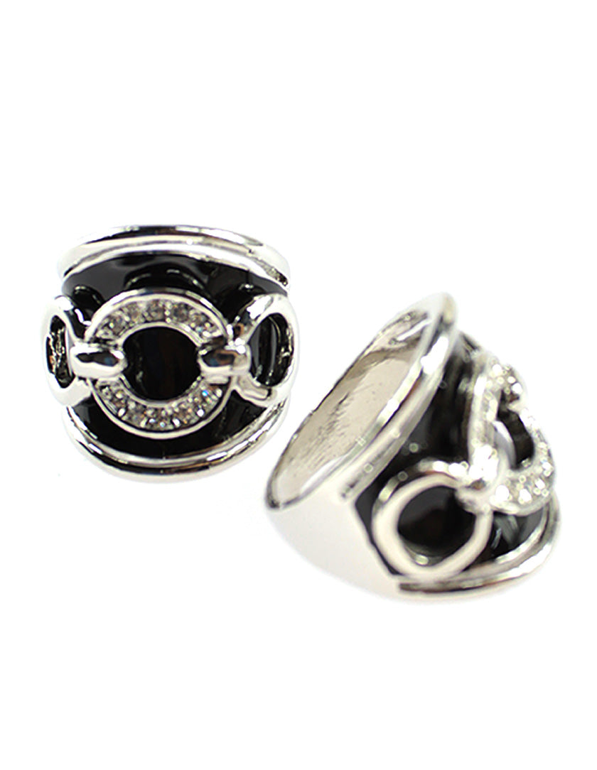 Ring - Black-Silver (RY1409024)