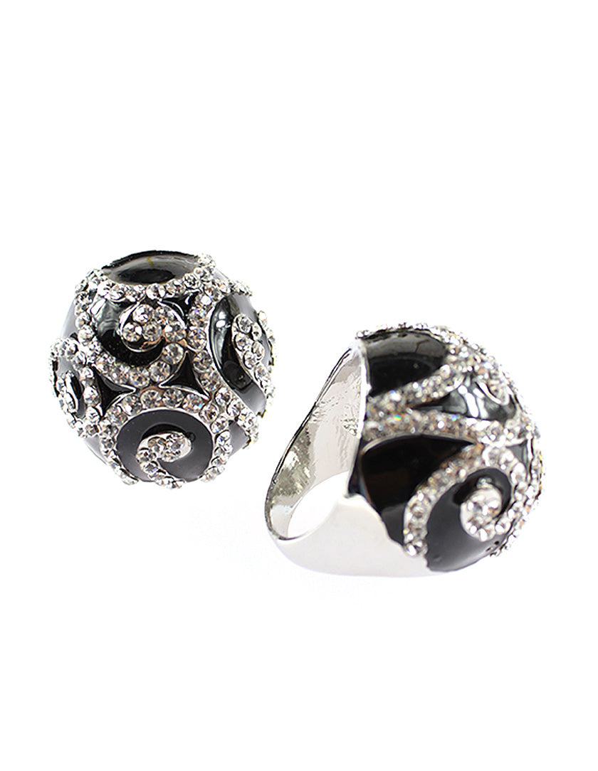 Ring - Black-Silver (RY1409030)