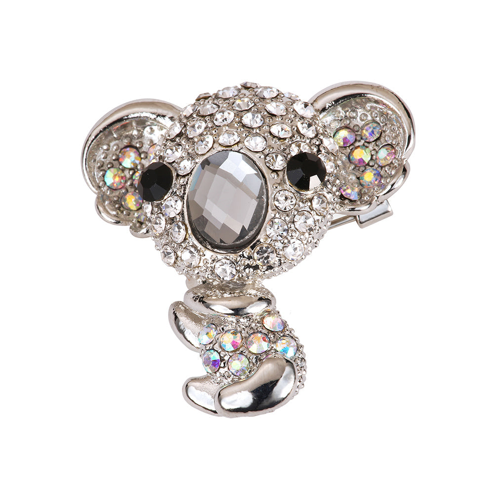 Koala Bear Brooch - Silver