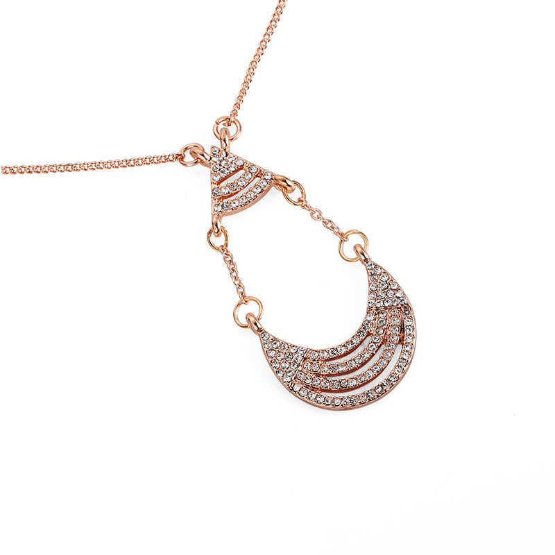 Tribal Pendant Set - Rose Gold