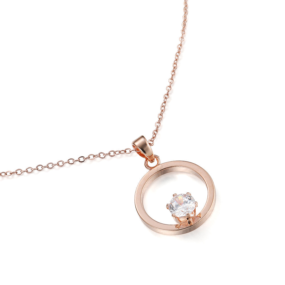 The Eclipse Pendant - Rose Gold