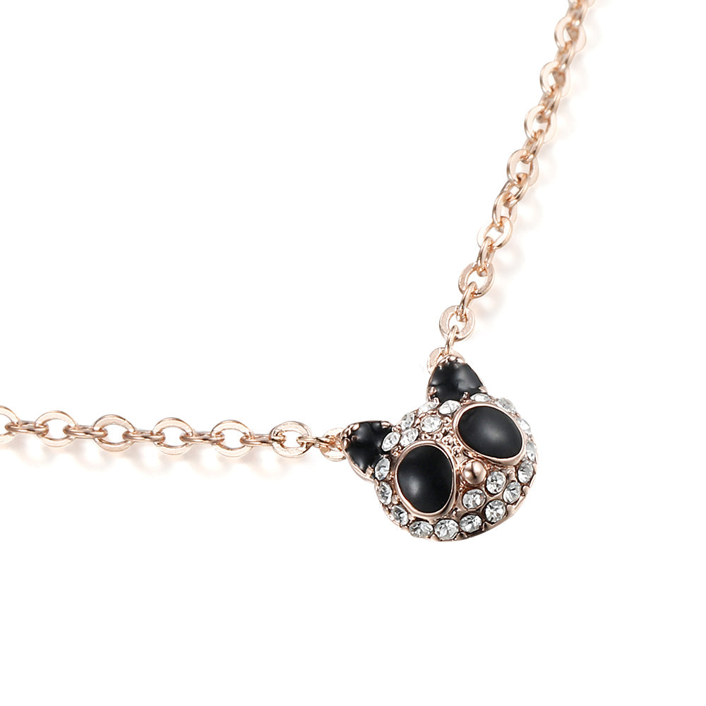 Panda Pendant - Rose Gold