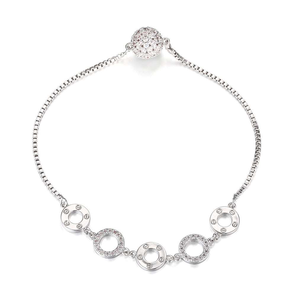 Circles Bracelet - Silver (MS18052SL)