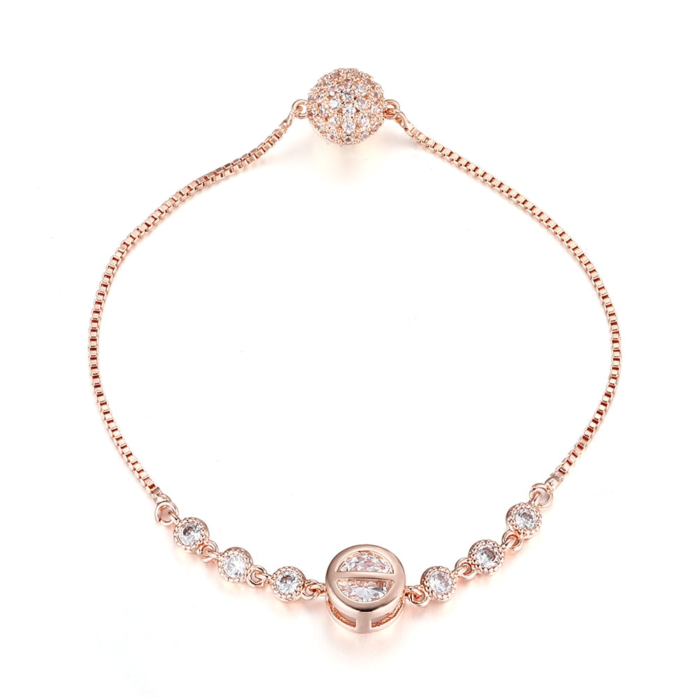 Round Chain Bracelet - Rose Gold (MS18057RG)