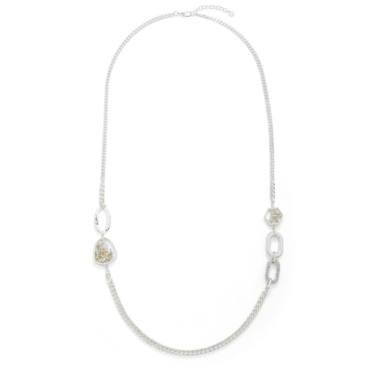 Necklace - Silver (YD10070SLR)