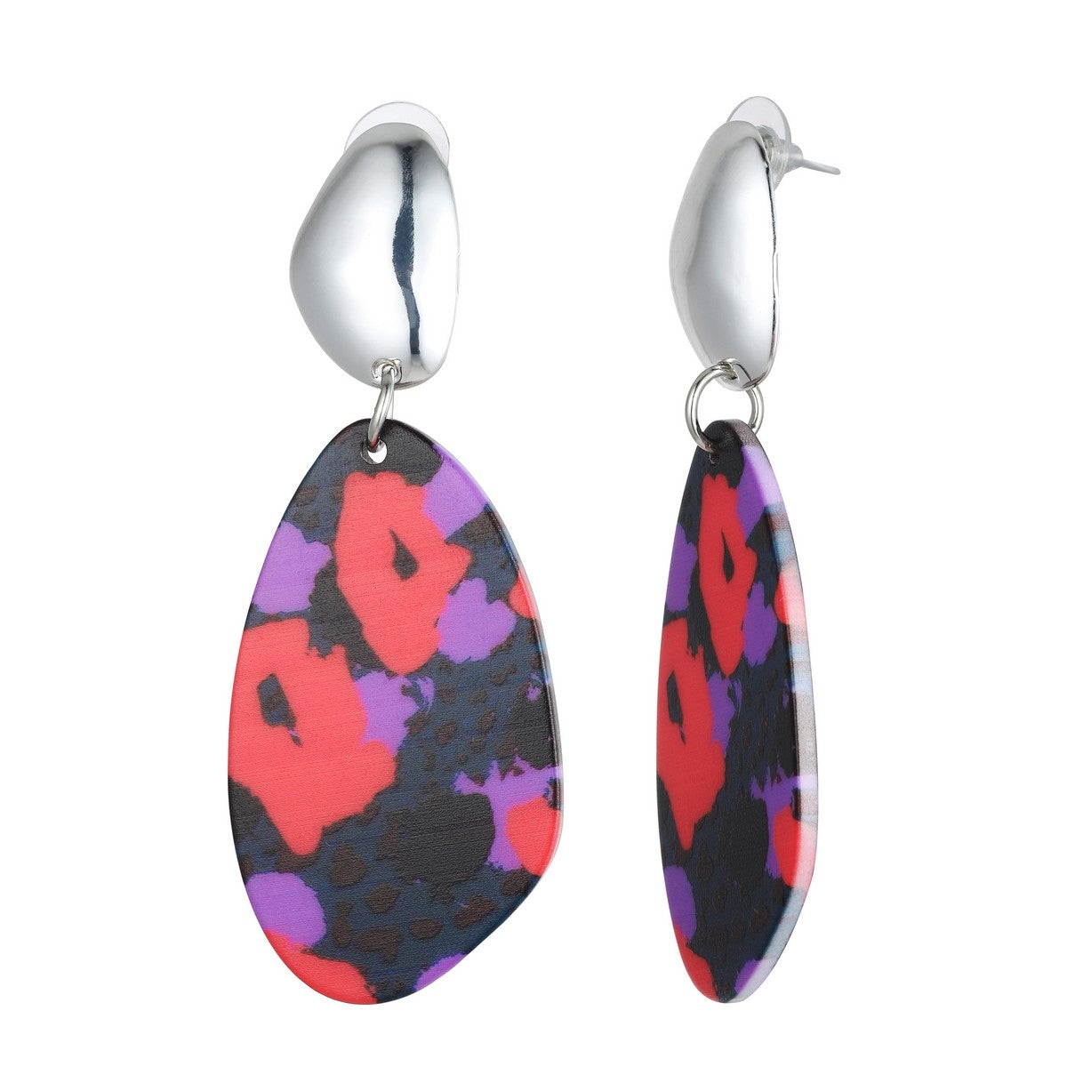 Earrings - Purple (YD10801GRN)