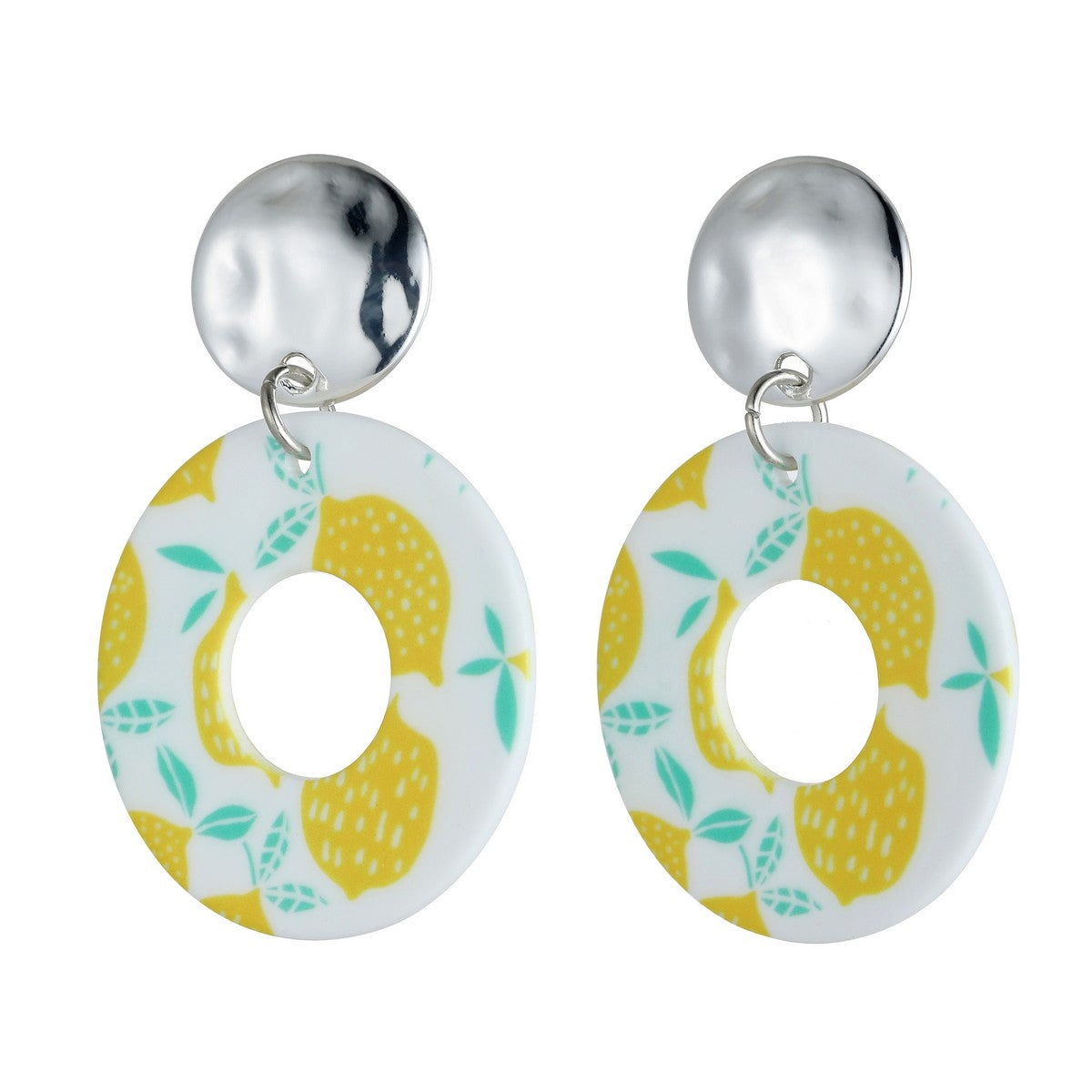 Earrings - Yellow-White (YD10802YEL)