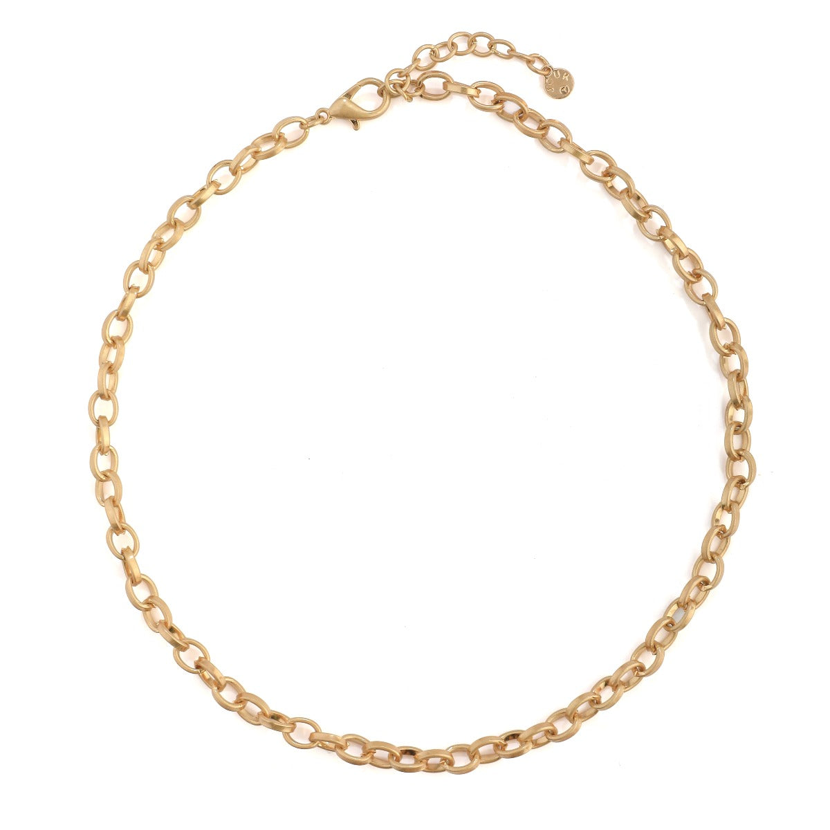 Gold Small Chain Link Short Necklace YD20094YGD