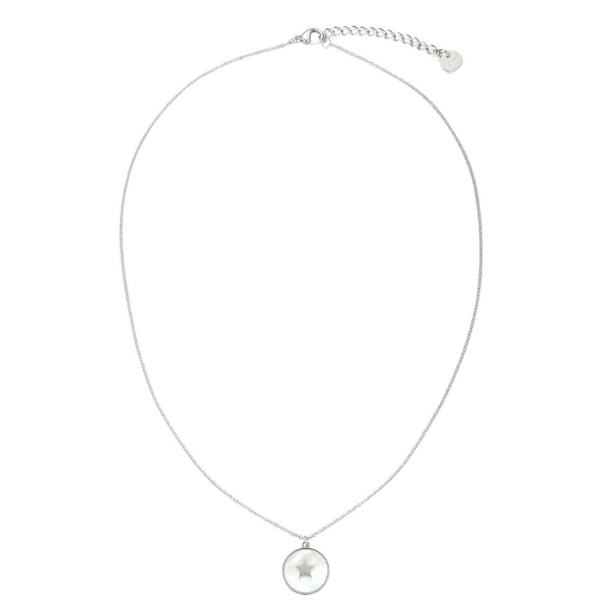 Centre Star Pendant Necklace - Silver (YD29052SLR)