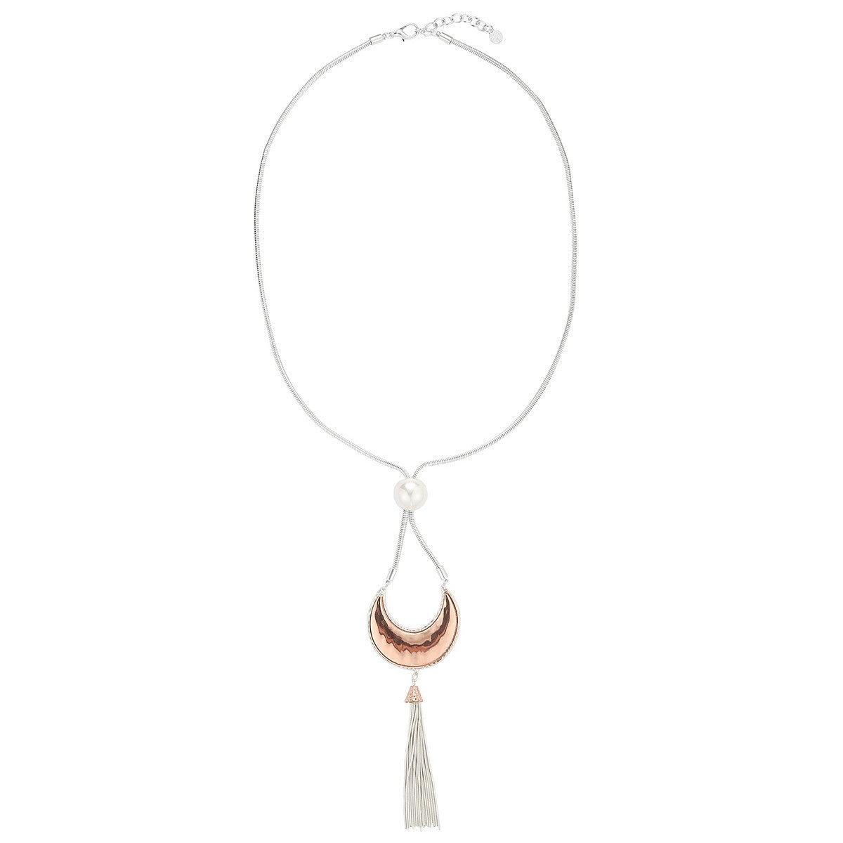 Mood Crescent Tassel Necklace - Mix (YD48028SLR)