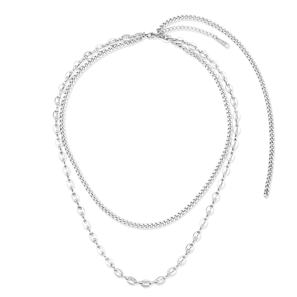 Short Stainless Steel Necklace - YG21002SLR