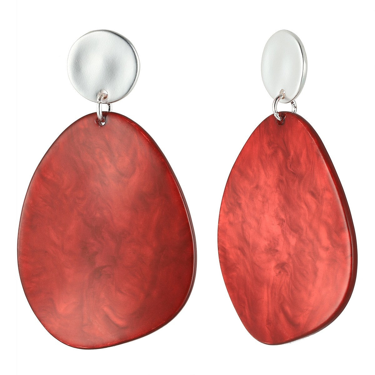 Petal Drop Earings - Red (YK39806RED)