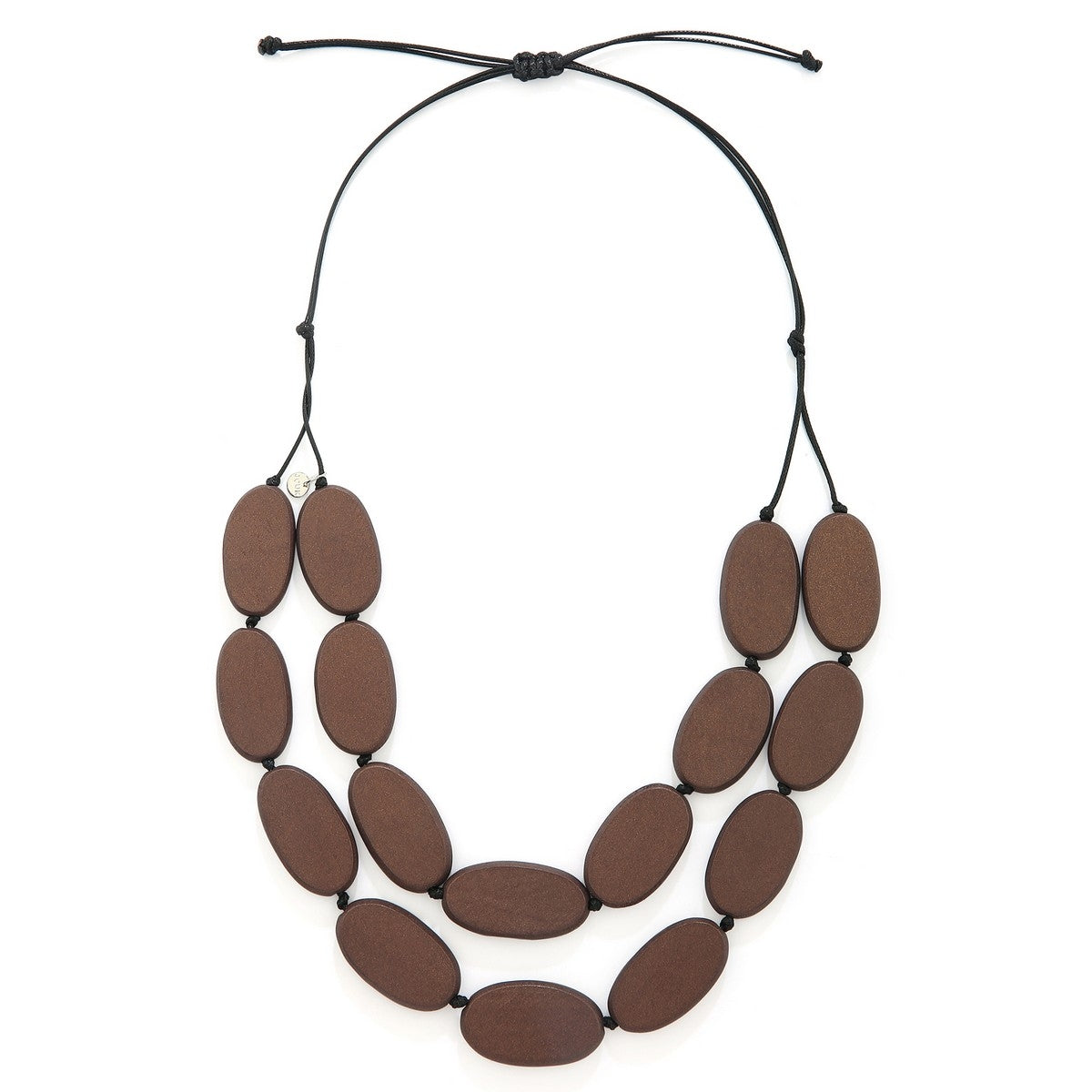 Wood Necklace - Brown (YR39008BRW)
