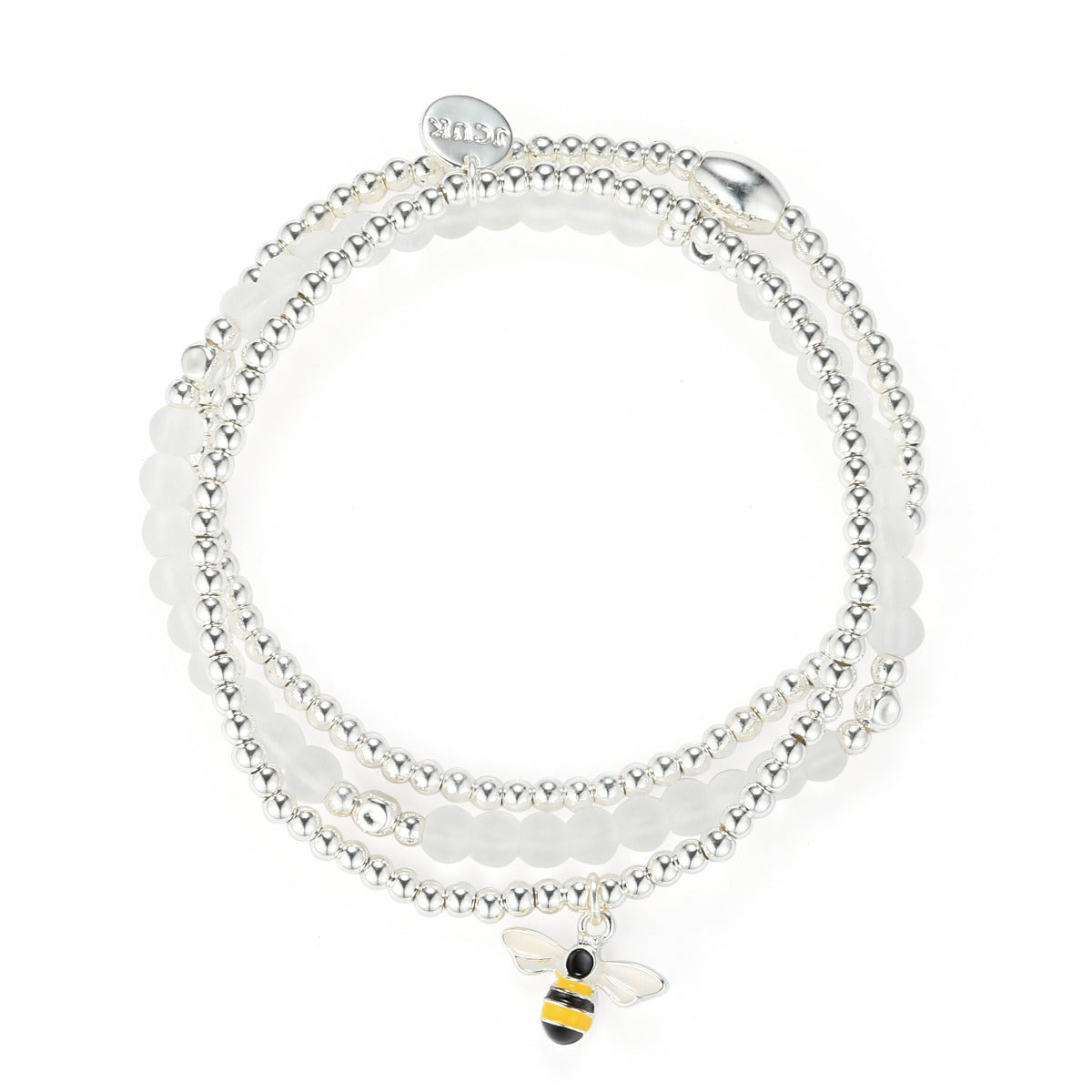 Layered Beads Bracelet with Bee Charm YZ13908SLR