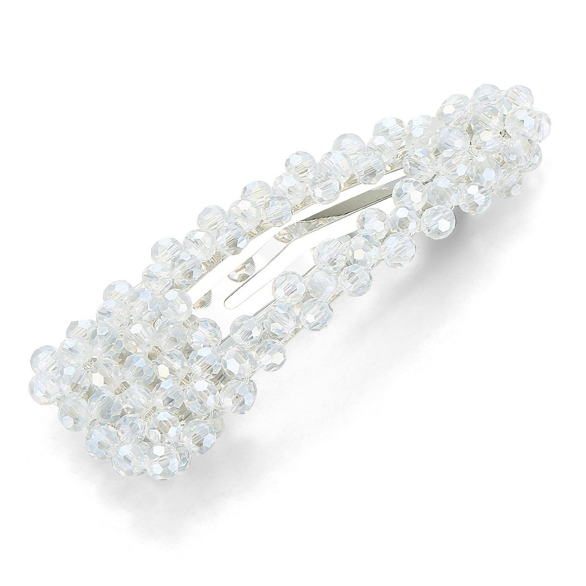 Crystal Hair Clip - White (YZ29607WHT)